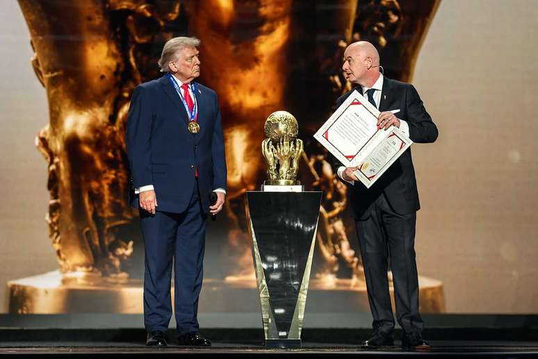 Donald Trump tem boa rela&ccedil;&atilde;o com Gianni Infantino &ndash;