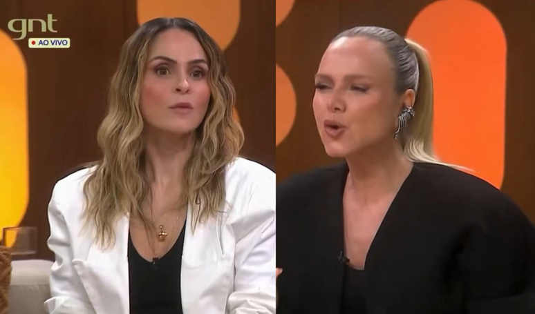 Deu ruim? No 'Saia Justa', Ana Paula Renault tenta apimentar debate e citar política, mas Eliana desconversa e web aponta climão: 'Incomodada'.