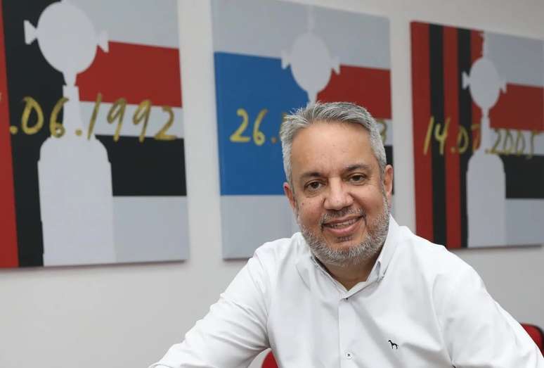 Eduardo Toni ficou cinco anos e quatro meses &agrave; frente do marketing do S&atilde;o Paulo