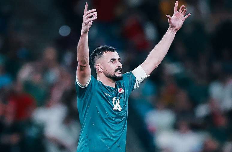 Aymen Hussen marcou o gol que decretou a classifica&ccedil;&atilde;o iraquiana &ndash;