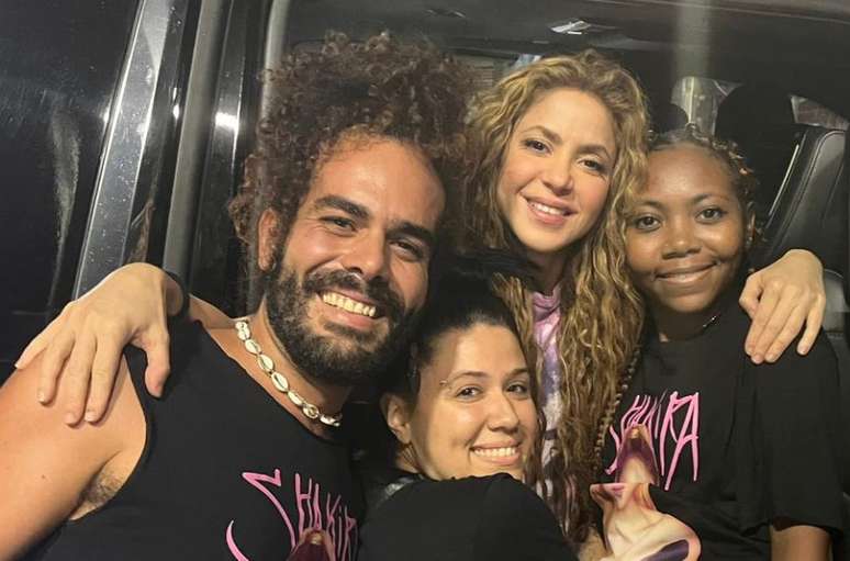 As cariocas conseguiram encontrar com Shakira no ano passado no Rio