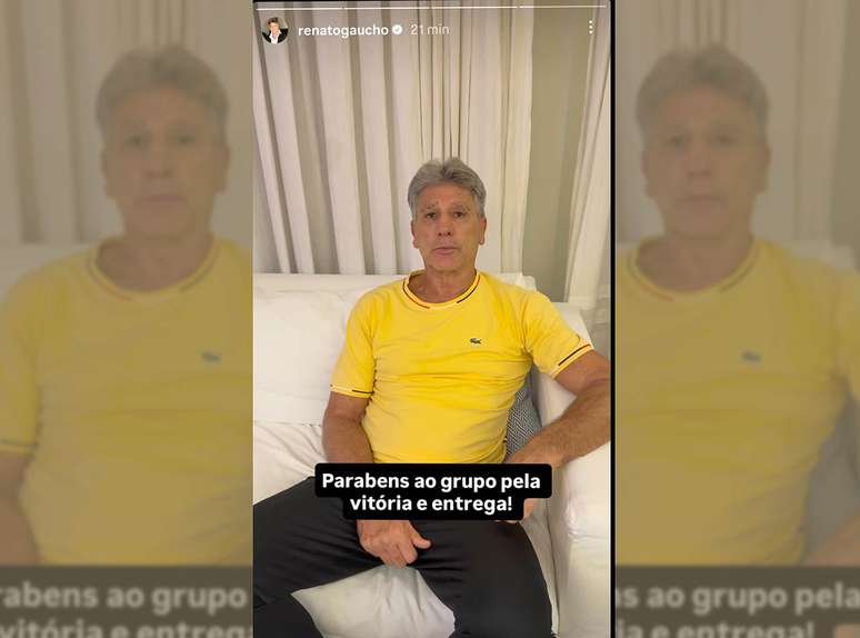 Renato Ga&uacute;cho em v&iacute;deo nas redes sociais &ndash;