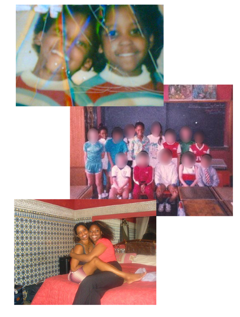 Fotos de arquivo da fam&iacute;lia de Lavinia e Michelle Osbourne