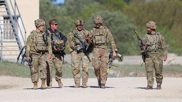 Tropas americanas fazem exerc&iacute;cio de treinamento na Alemanha