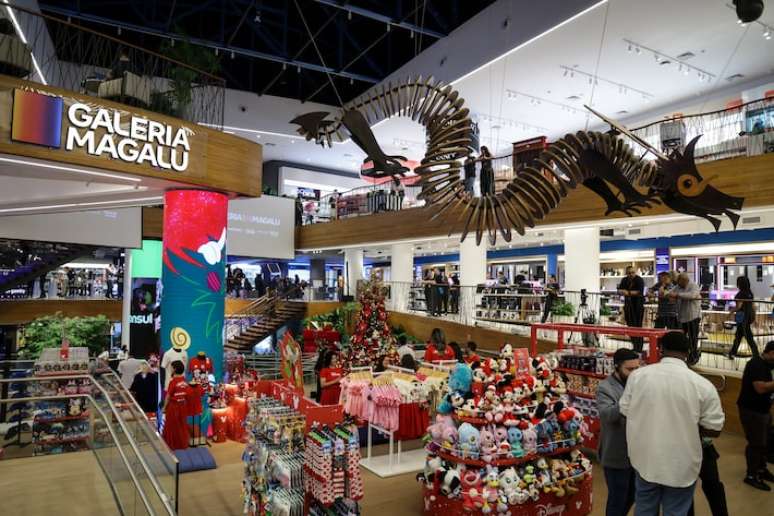 A Galeria Magalu, em S&atilde;o Paulo.