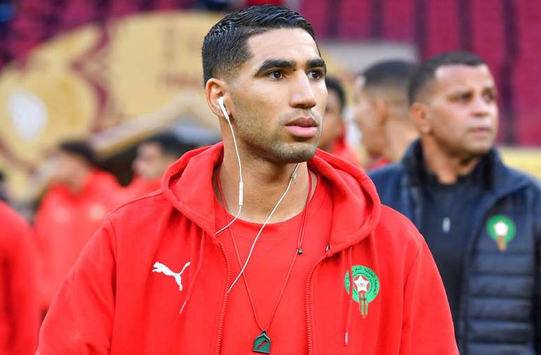 Hakimi &eacute; um dos l&iacute;deres da sele&ccedil;&atilde;o marroquina &ndash;