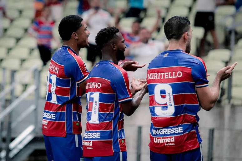 Jogadores do Fortaleza fazem dancinha no Castel&atilde;o &ndash;