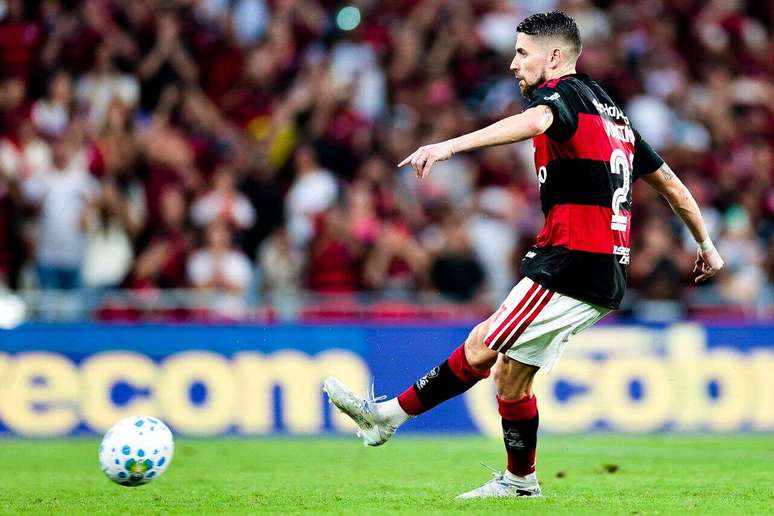 Jorginho fez o segundo do Flamengo na partida &ndash;