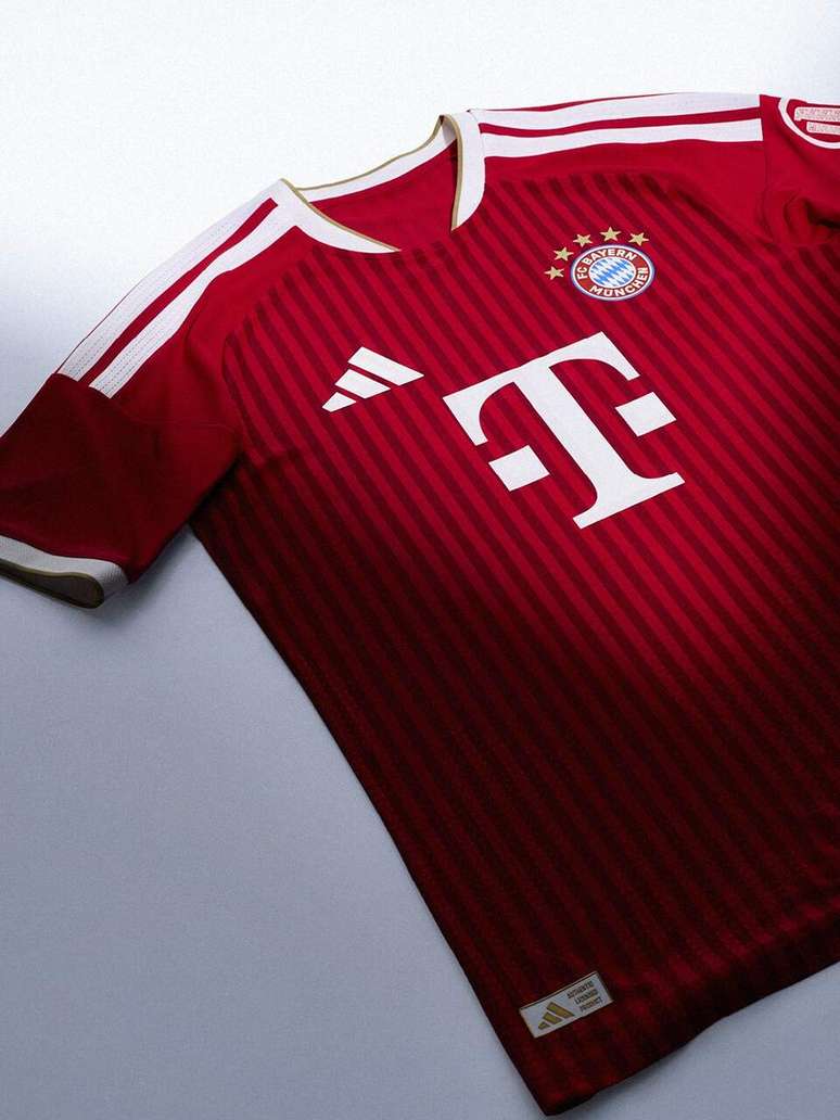 Nova camisa do Bayern de Munique para a pr&oacute;xima temporada &ndash;