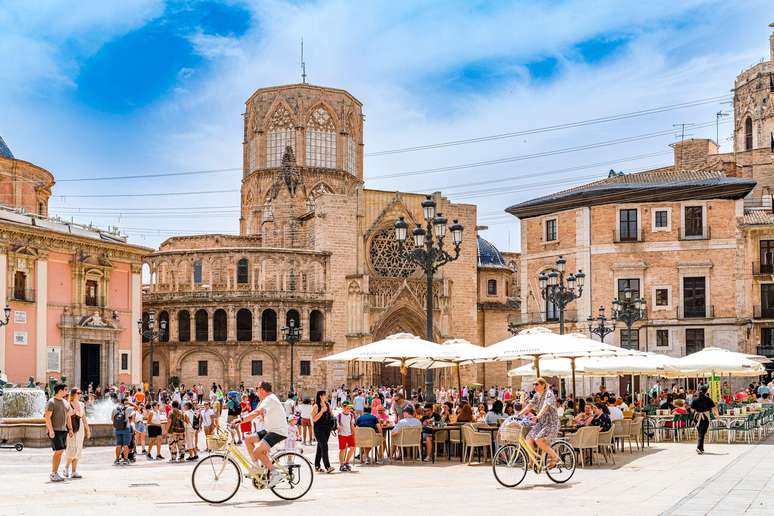 A cidade de Val&ecirc;ncia, na Espanha
