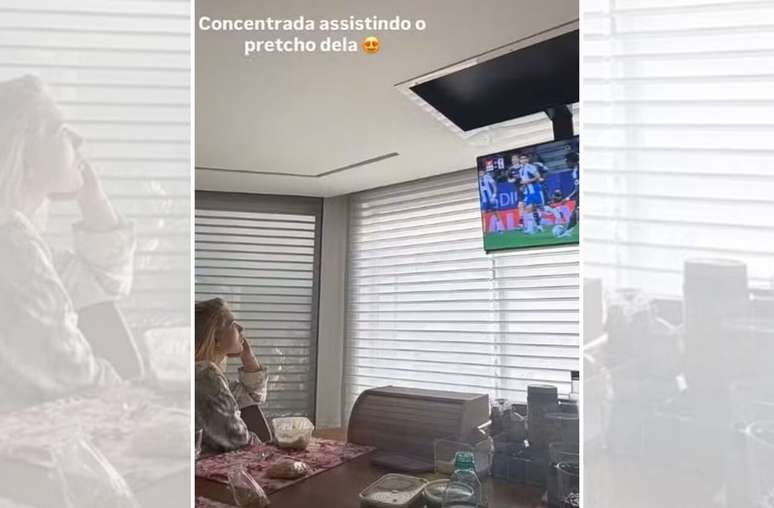 Virginia acompanha jogo do Real Madrid e de casa &ndash;