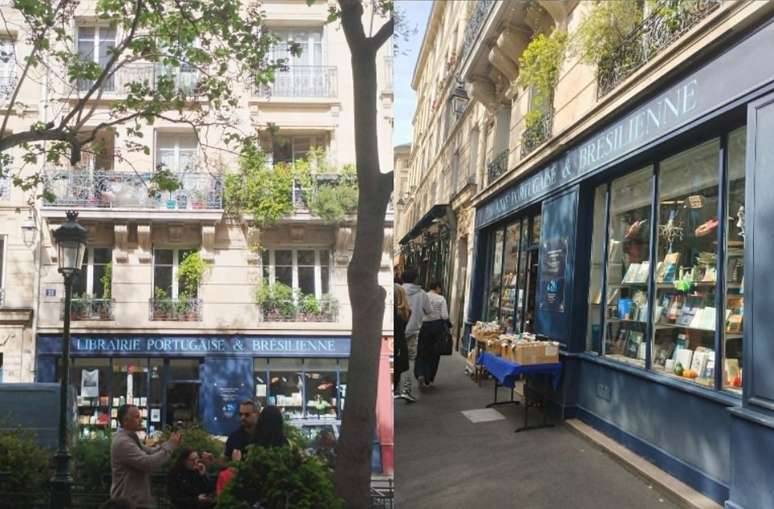 A livraria com obras em portugu&ecirc;s fica em uma &aacute;rea nobre de Paris, a poucos passos do Panth&eacute;on