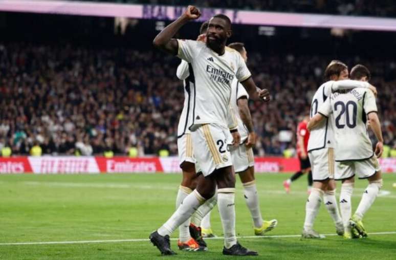 Divulga&ccedil;&atilde;o/Real Madrid - Legenda: R&uuml;diger se envolveu em um epis&oacute;dio de viol&ecirc;ncia no treino do Real Madrid