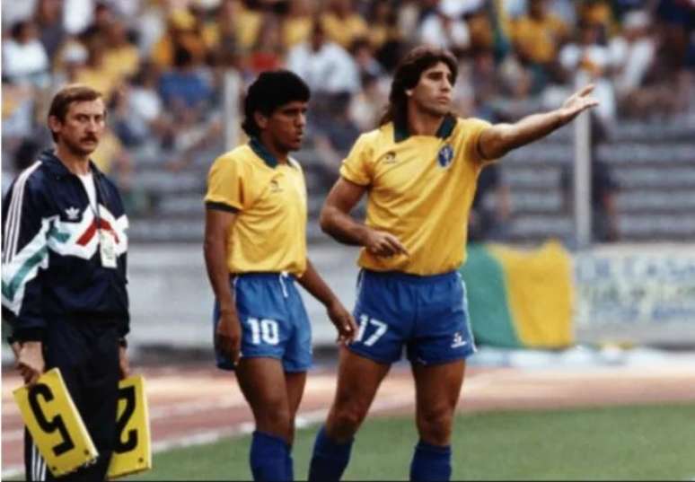 Renato Ga&uacute;cho, &agrave; direita, foi n&atilde;o disputou a Copa de 1986 no M&eacute;xico