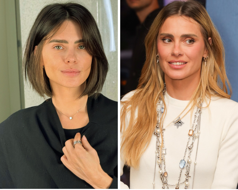 Carol Diekmmann com novo corte e com os fios longos e ainda loiros em 2025 