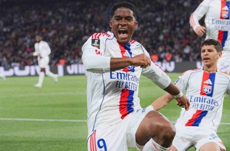 Divulga&ccedil;&atilde;o/OL - Legenda: Endrick vive excelente fase pelo Lyon