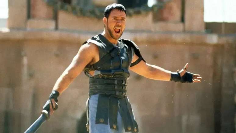 Russell Crowe ganhou o Oscar de melhor ator por sua atua&ccedil;&atilde;o em &ldquo;Gladiador&rdquo; &ndash;
