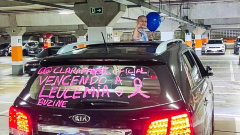 Clara, de cinco anos, &eacute; moradora de Rio Claro (SP) e est&aacute; em tratamento contra leucemia