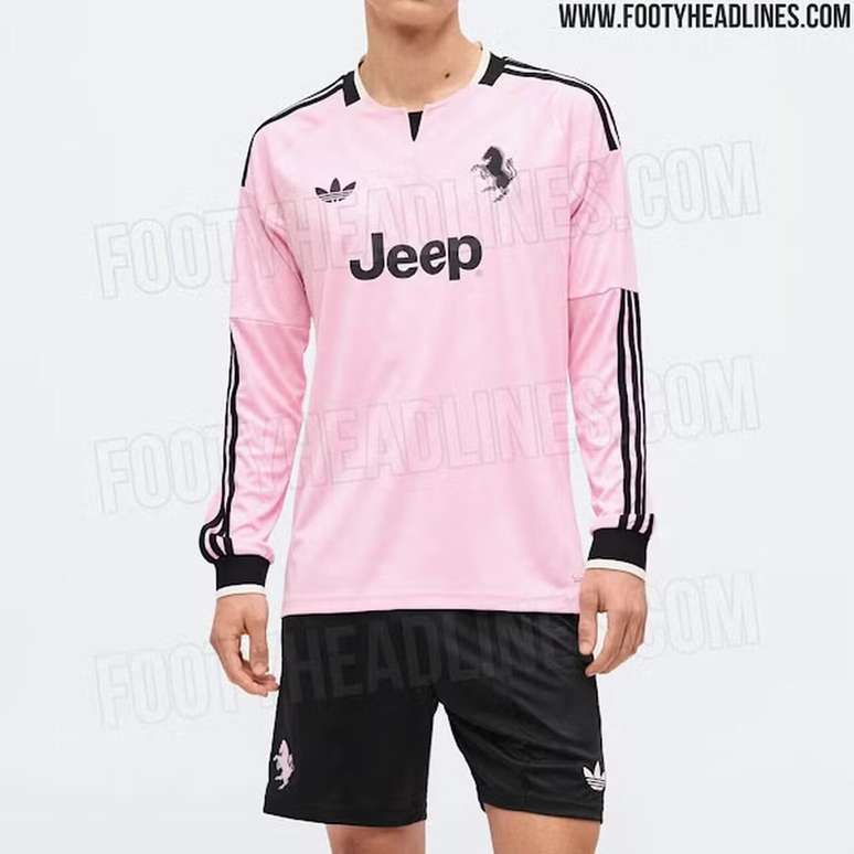 Poss&iacute;vel camisa rosa da Juventus para 2026/27 &ndash;