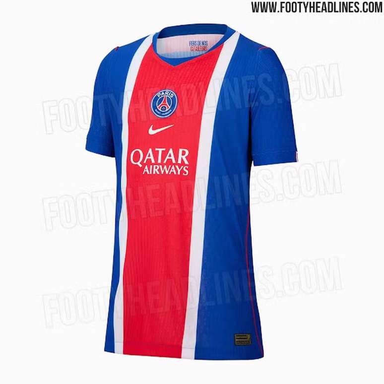 PSG tem suposto novo uniforme vazado nas redes &ndash;