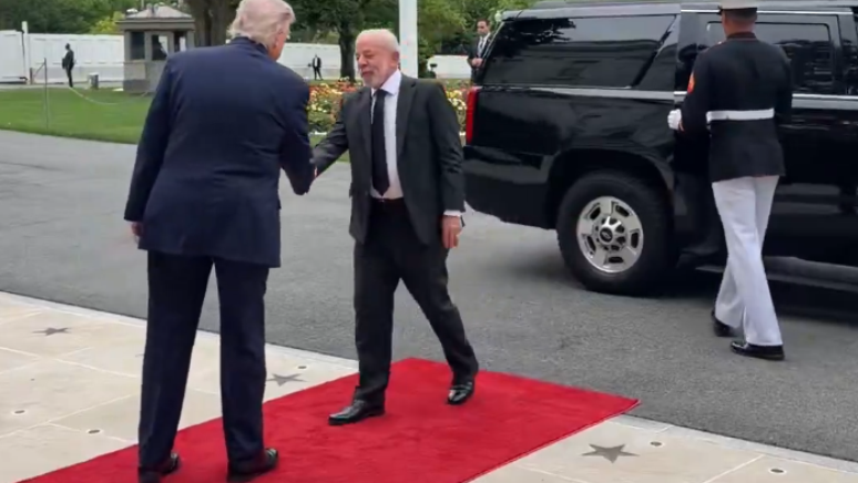 Reuni&atilde;o entre Lula e Trump durou cerca de tr&ecirc;s horas