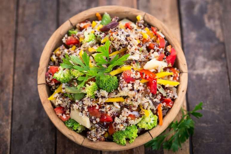 Quinoa com legumes 