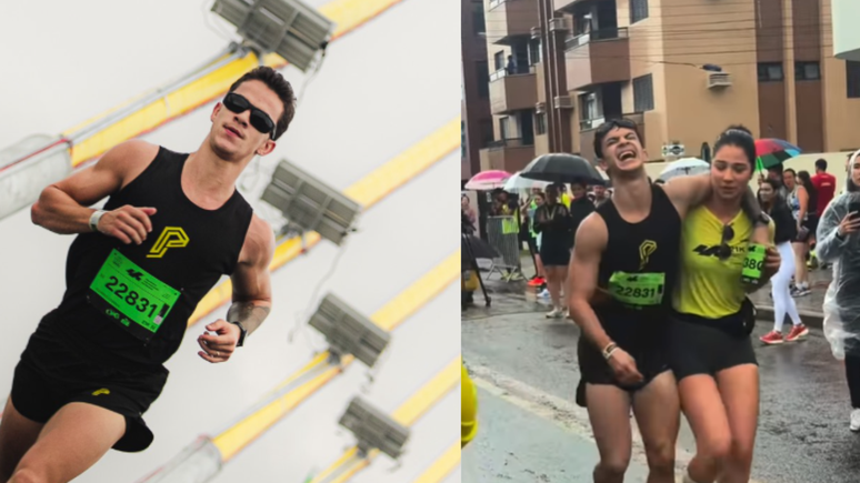 Influenciador sofreu hipertermia severa durante meia maratona no Paran&aacute; e chegou a 42&deg;C corporal