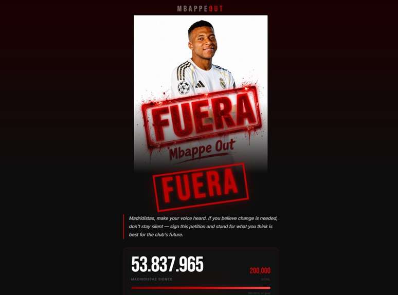 Peti&ccedil;&atilde;o ultrapassa 50 milh&otilde;es de assinaturas &ndash;