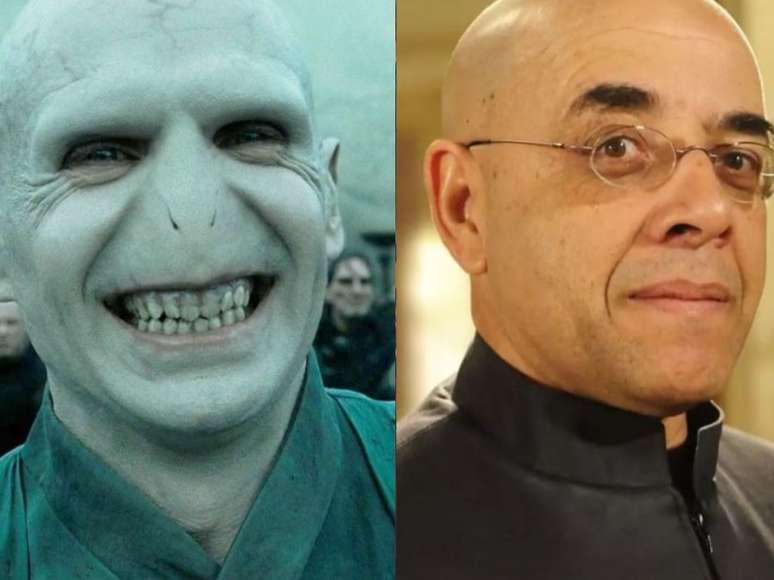 Voldemort e Dr. Abobrinha, os vil&otilde;es de Harry Potter e Castelo RaTimBum, respectivamente.