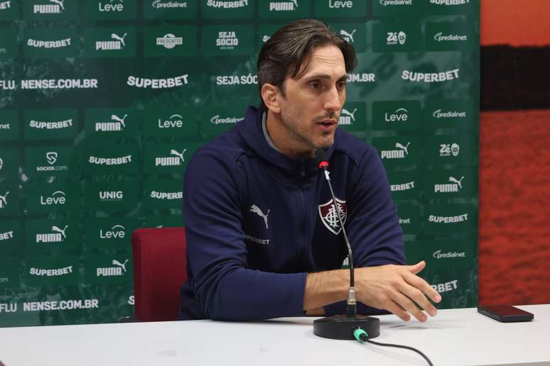 Zubeld&iacute;a ap&oacute;s partida entre Fluminense e Internacional pela 14&ordf; rodada do Campeonato Brasileiro 2026. FOTO: MARCELO GON&Ccedil;ALVES / FLUMINENSE F.C.