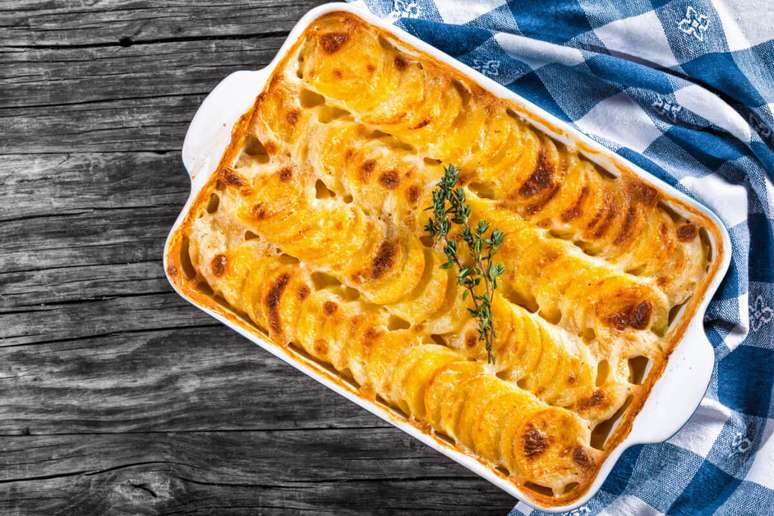 Batata gratinada 