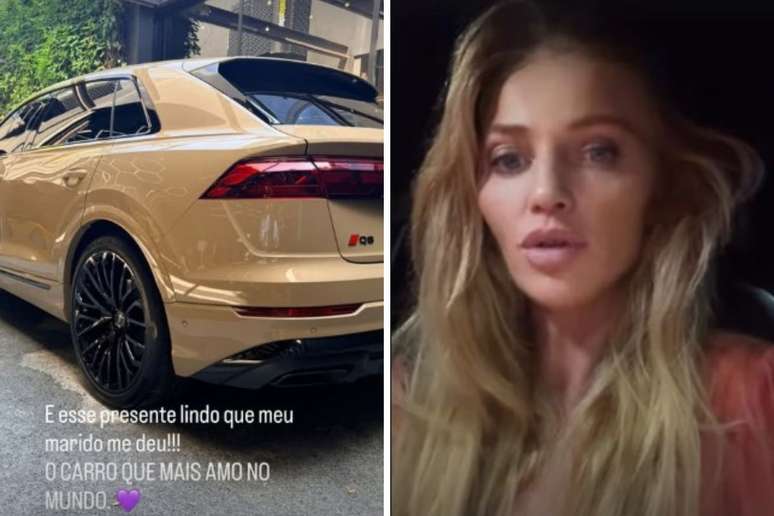 Audi Q8 | C&iacute;ntia Dicker dentro do carro que ganhou