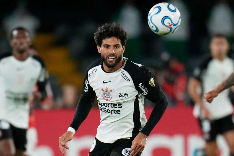 Yuri Alberto (Corinthians) durante jogo contra o Santa F&eacute;, no dia 06.05.2026.