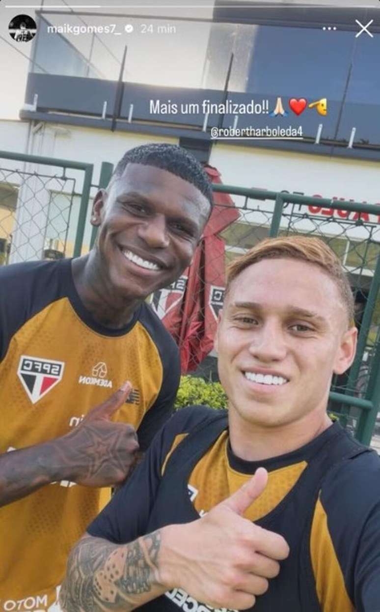 Arboleda e Maik treinam separado no S&atilde;o Paulo &ndash;
