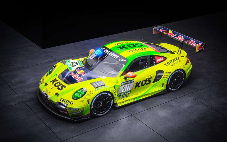 Lan&ccedil;amento da pintura oficial da Porsche #911 para as 24 Horas de Nurburgring