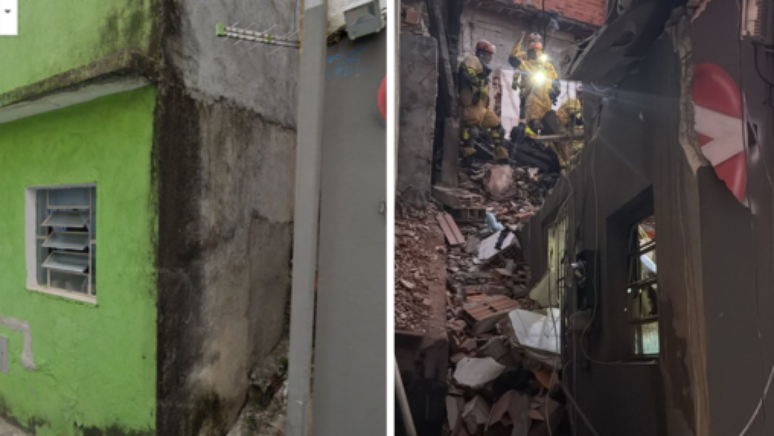 Antes e depois: resid&ecirc;ncias atingidas por explos&atilde;o na Zona Oeste de SP
