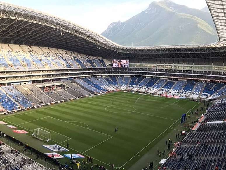 Est&aacute;dio BBVA, em Monterrey, no M&eacute;xico, ser&aacute; sede de jogos da Copa do Mundo de 2026 &ndash; MX/Wikimedia Commons