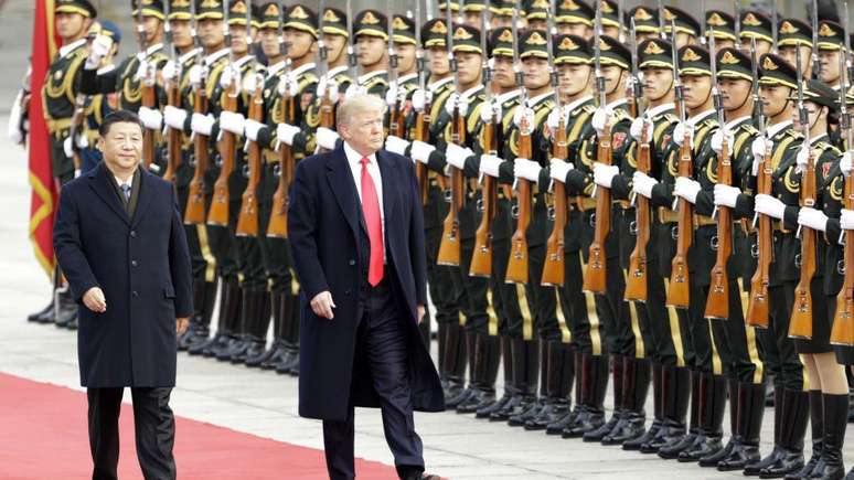 Esta &eacute; a primeira visita de um presidente dos EUA &agrave; China desde Trump em 2017