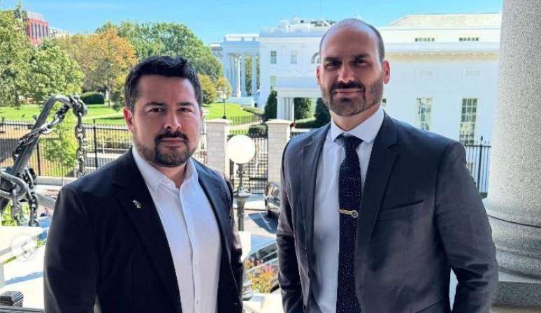 Paulo Figueiredo e Eduardo Bolsonaro foram denunciados pela PGR, mas ser&atilde;o julgados em processos separados