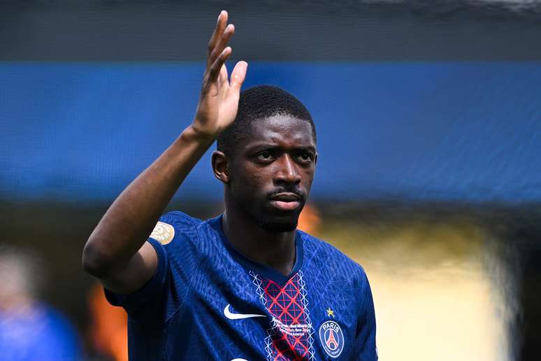 Demb&eacute;l&eacute;, do PSG. (Photo by David Ramos/Getty Images)