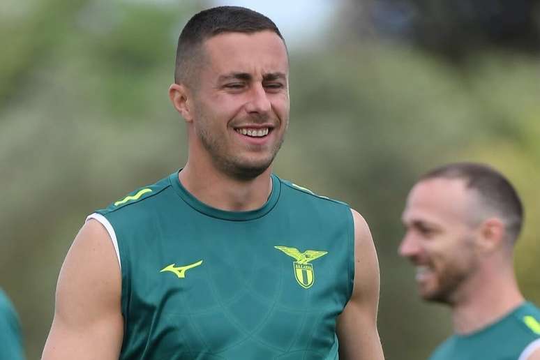 Atividade de prepara&ccedil;&atilde;o da Lazio antes da final da Copa da It&aacute;lia &ndash;