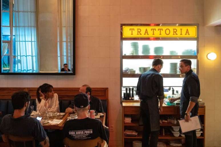 Ambiente do restaurante Tappo no bairro de Higien&oacute;polis.