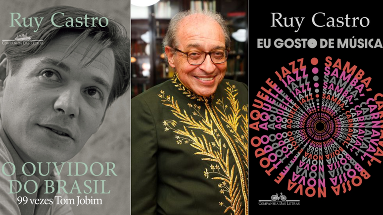 'O ouvidor do Brasil: 99 vezes Tom Jobim' e 'Eu gosto de m&uacute;sica &mdash; Samba, Carnaval, bossa nova e todo aquele jazz' fazem parte de lista de obras de Ruy Castro sobre cultura brasileira 