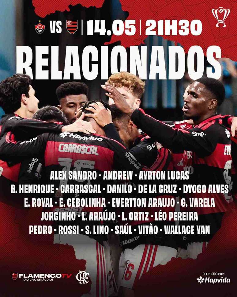Confira os relacionados do Flamengo &ndash;