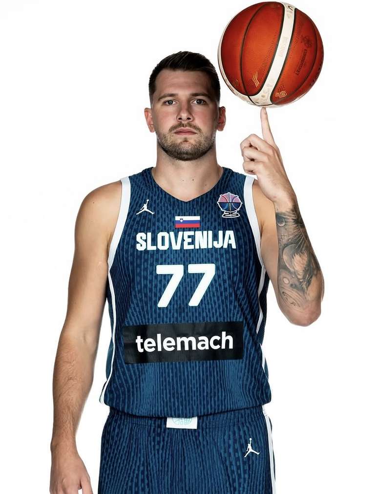 Luka Doncic pela Sele&ccedil;&atilde;o Eslovena de Basquete 