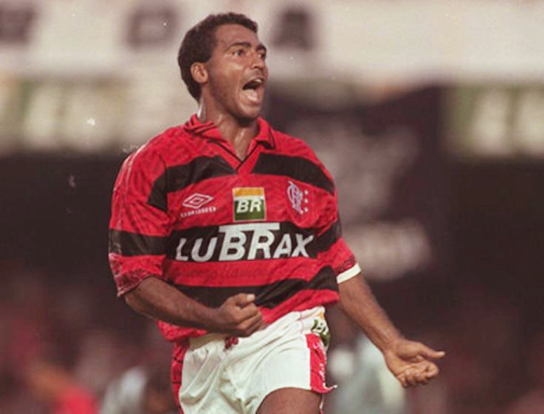 Rom&aacute;rio pelo Flamengo 