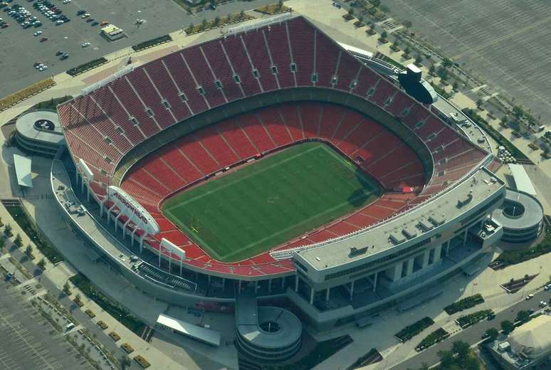 Arrowhead Stadium, a casa do Kansas City Chiefs &ndash;