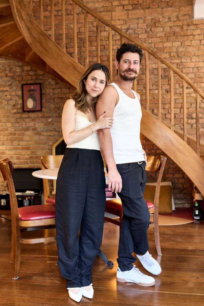 Daphne Bozaski e o Marido, Gustavo Ara&uacute;jo