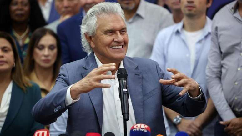 Ap&oacute;s a crise envolvendo Fl&aacute;vio Bolsonaro, Caiado teve o maior aumento de visibilidade desde setembro de 2025