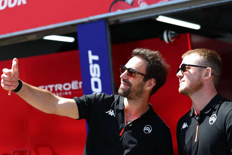 Jean-&Eacute;ric Vergne e Nick Cassidy durante o ePrix de M&ograve;naco